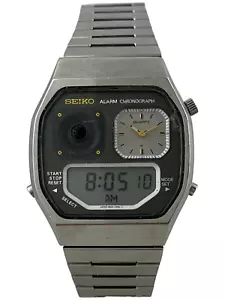 Seiko Quartz Alarm Herren Chronograph Dualtime Ana-Digi Roboface, funktioniert - Bild 1 von 5