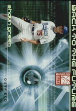 2002 Donruss Elite Back to the Future Dodgers Baseball Card #5 S.Green/P.LoDuca