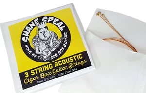 Shane Speal's Signature 3-String Acoustic Cigar Box Guitar String Set - Open GDG - Picture 1 of 1