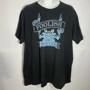 Disney Haunted Mansion Foolish Mortal Gargoyle Shirt 2XL Black - Picture 1 of 5