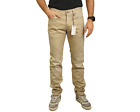 Herren G-Star Jeans 3301 niedrig konisch beige Baumwolle Größe W30 L34 G13