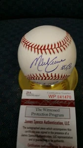 Mark Creese Autogramm NL White Baseball. JSA authentifiziert. - Bild 1 von 4