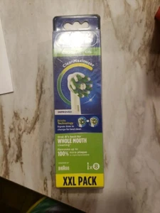 Oral-B Cross action Replacement Toothbrush Heads WHITE 8 PACK - Picture 1 of 6