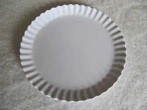 Artículos para el hogar Supreme - Blanco con borde estriado - Melamina - 6 platos de pan de 5/8" - Juego de 6 - Imagen 1 de 5
