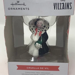 Hallmark Ornamet Disney Villains Cruella De Vil 2021 multicolors - Foto 1 di 5
