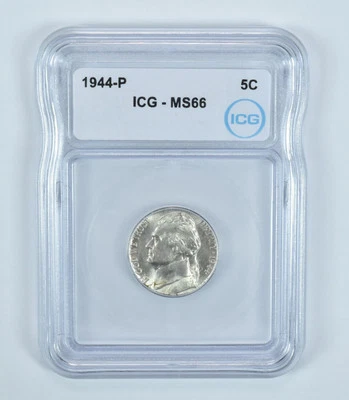 1944-P Jefferson Nickel MS66 ICG - Image 1 of 4