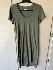 Madewell Vestito Lungo Donna Medio Manica Regolare Maglione Verde Oliva - Foto 1 di 6