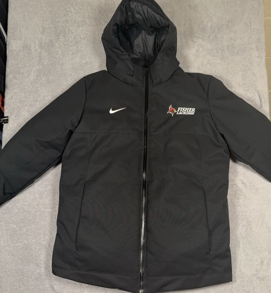 Nike Hombres Equipo Relleno Parka Storm Fit Chaqueta con Capucha Abrigo Grande DJ6526-010 550 Foto 1 de 4