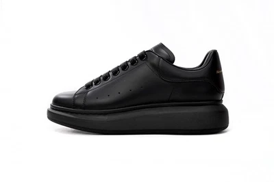 Alexander McQueen Black Gold Stylish Sneakers Men's Shoes - Image 1 of 4