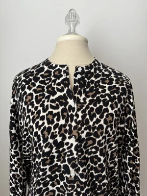 J Crew Cotton Cardigan Leopard Print Size XXL NEW w/TAG - Image 1 of 4