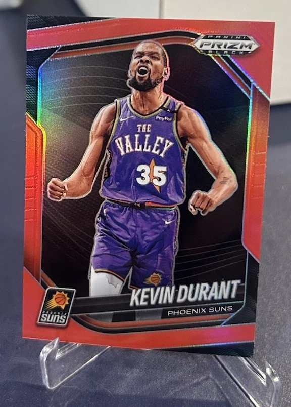 2024–25 Panini Prizm черная — Кевин Дюрант, Кевин Дюрант No162 красная призма /299 - Изображение 1 из 2