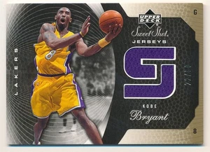 KOBE BRYANT 2005/06 UD SWEET SHOT LAKERS GOLD RELIC GAME JERSEY PATCH SP #22/50 - Picture 1 of 2