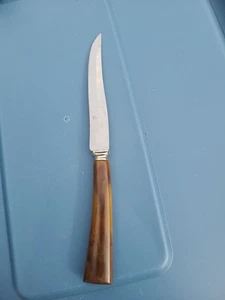 Vintage Washington Forge Steak Knife w/Brown Bakelite Handle Made In USA - Picture 1 of 2