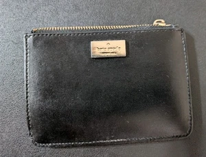 Kate Spade Black L-Zip Card Holder Keychain - Picture 1 of 5