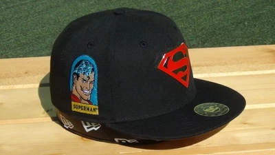 TAPAS HD SUPERMAN DC LEGACY COLLECTION DC COMICS SOMBRERO AJUSTADO NEGRO Foto 1 de 4