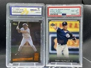 1994 UD Derek Jeter Minors RC PSA NM/MT 8.5 ERROR Cream of the Crop WCG 10 - Picture 1 of 14