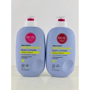 EOS Shea Better Vanilla Cashmere 24H Moisture Body Lotion 16 oz - Vegan - Picture 1 of 5