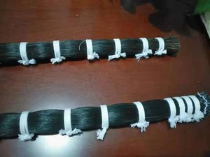 500g  high quality black Mongolian Horse Hair in bulk Violin Bow hair80--85cm - Picture 1 of 3