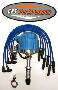 1977-1987 V6 231 3.8L BUICK EVEN FIRE HEI DISTRIBUTOR BLUE + USA MADE PLUG WIRES - Picture 1 of 3