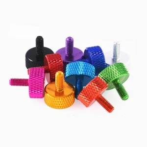M3x12mm Computer PC Graphics Card Colourful Knurled Head Aluminum Thumb Screws - Picture 1 of 12