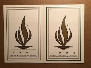 Carpetas de recuerdo de derechos humanos 1989, 1990, 1992, 1993 ONU - TODAS CANCELADAS FD - Imagen 1 de 10