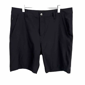 TenTree Shorts 33 Mens Black InMotion Latitude Polyester Lightweight Pockets - Picture 1 of 10