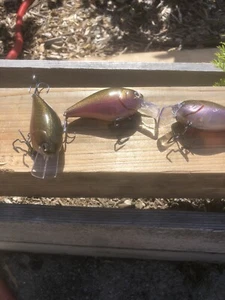 Custom Painted 2.5 Squarebill Ghost AYU BAITFISH Premium Hooks RATTLES - Picture 1 of 6