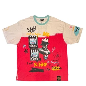 KING Graphic T-Shirt One Color One Nation 3XL Tee Graffiti Hip Hop Streetwear - Picture 1 of 11