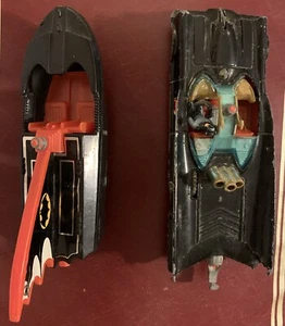 Vintage 1966 CORGI BATMAN Batmobile 267 and Bat Boat , 107 w/Fig - Picture 1 of 5