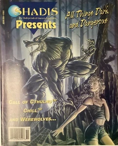 Shadis Magazine #19.5 RPG Fanzine Chill Call of Cthulhu Dark Conspiracy KoDT - Picture 1 of 4