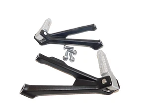 BUY OEM BMW S1000R S1000 R Left Right Foot Rest Peg & Mount Brackets 2022 - Picture 1 of 3