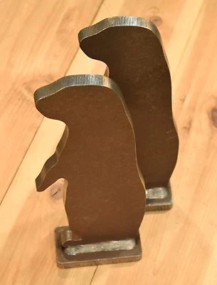 HDSTEELTARGETS 4"x12" Standing Prairie Dog Shooting Target 1/2" AR500 Set of TWO