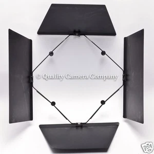 Norman 10” 4 Bladed Barn Door (BD-410) ENHANCES DIRECTION - FOR 10" REFLECTORS! - Picture 1 of 7