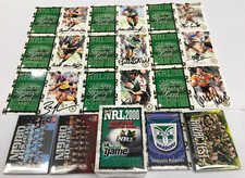 2000 SELECT NRL TRADING CARD MASTER CARD COLLECTION MINUS LEGEND SIGNATURE CARD
