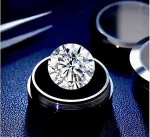 Lab Grown 1 Ct IGL D Color White Diamond Round Cut VVS1 Loose Gemstone 25P - Picture 1 of 7