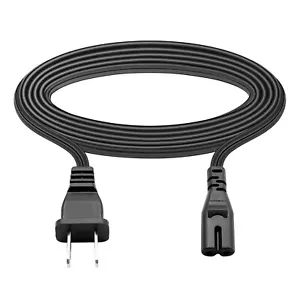 5ft AC Power Cord Cable For LG 49LH5700-UD 49LH570A-UE TV 2-Prong Wire Lead - Picture 1 of 4