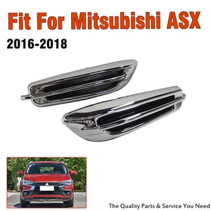 1Pair Side Fender Marker Molding Cover Chrome Trim for Mitsubishi ASX 2016-2018 - Picture 1 of 11