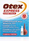 Otex Express Combi Pack, Clinically Proven Ear Wax Removal Kit with Drops... 
