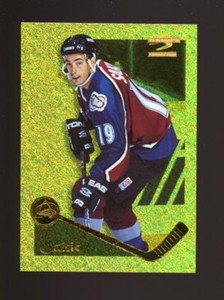 1995-96 PINNACLE SUMMIT JOE SAKIC ARTIST'S PROOF #61 GOLD RARE