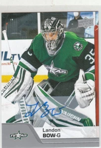 Arco Landon 2020/21 Upper Deck AHL #31 autógrafo automático - estrellas - Imagen 1 de 2