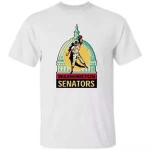 Camiseta de los Washington Senators | Logo del equipo de béisbol MLB 1957 - Imagen 1 de 7