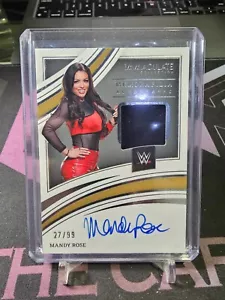 2022 Panini WWE Immaculate Mandy Rose Memorabilia Autograph MA-MRS 27/99! - Picture 1 of 2