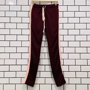 EPTM TECHNO TRACK PANTS MAROON/PINK - Picture 1 of 5