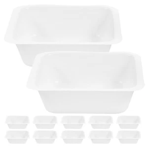 Plato de pesaje de plástico de 12 piezas para barcos grandes plato bandejas de alimentos antiestático - Imagen 1 de 12