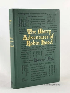 THE MERRY ADVENTURES OF ROBIN HOOD Howard Pyle Illustrated Faux Leather Classics - Foto 1 di 9