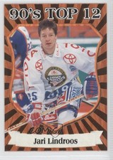 1998-99 Cardset Finland SM-Liiga 90's Top 12 Jari Lindroos #6
