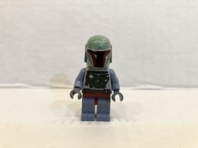 Lego Boba Fett Minifigure from 8097 Incomplete, Missing Pauldeon & Antenna
