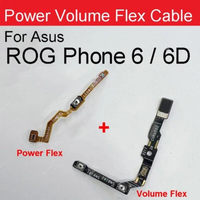 Para Asus ROG Teléfono 6 6D Botón de Volumen de Alimentación Cable Flexible Encendido/Apagado Volumen de Alimentación Flex Foto 1 de 4