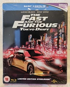 The Fast and the Furious Tokyo Drift Zavvi Blu-ray Steelbook New & Sealed OOP - Picture 1 of 6