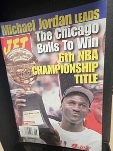 JET Magazine June 29 1998 Michael Jordan Bulls Win 6th NBA Title. - Picture 1 of 2